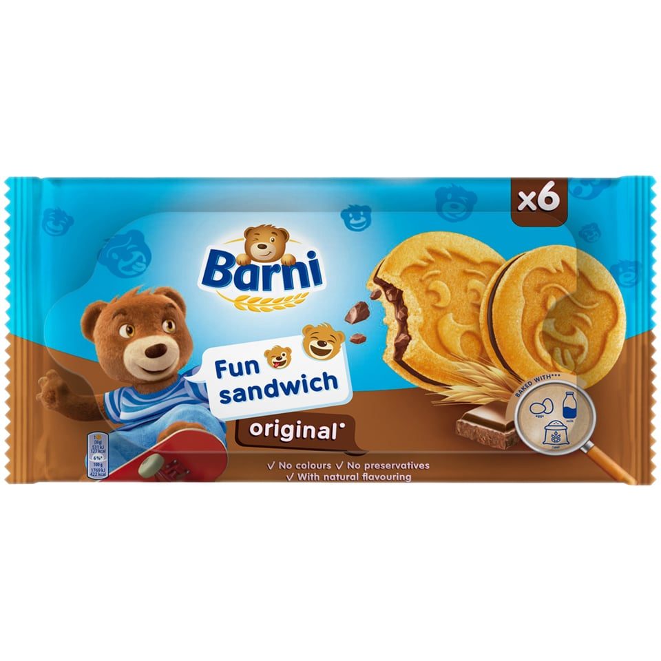 180G FL BISCUITI SANDWICH CU CREMA DE CACAO